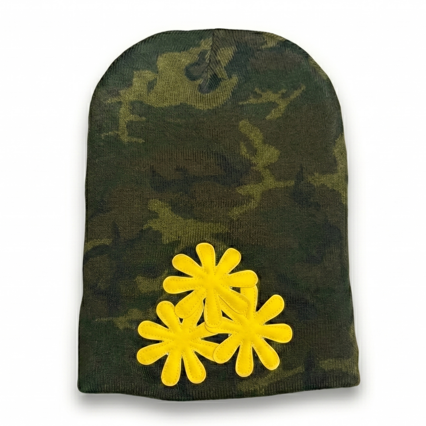 CAMO/YELLOW CV (LONG) BEANIE