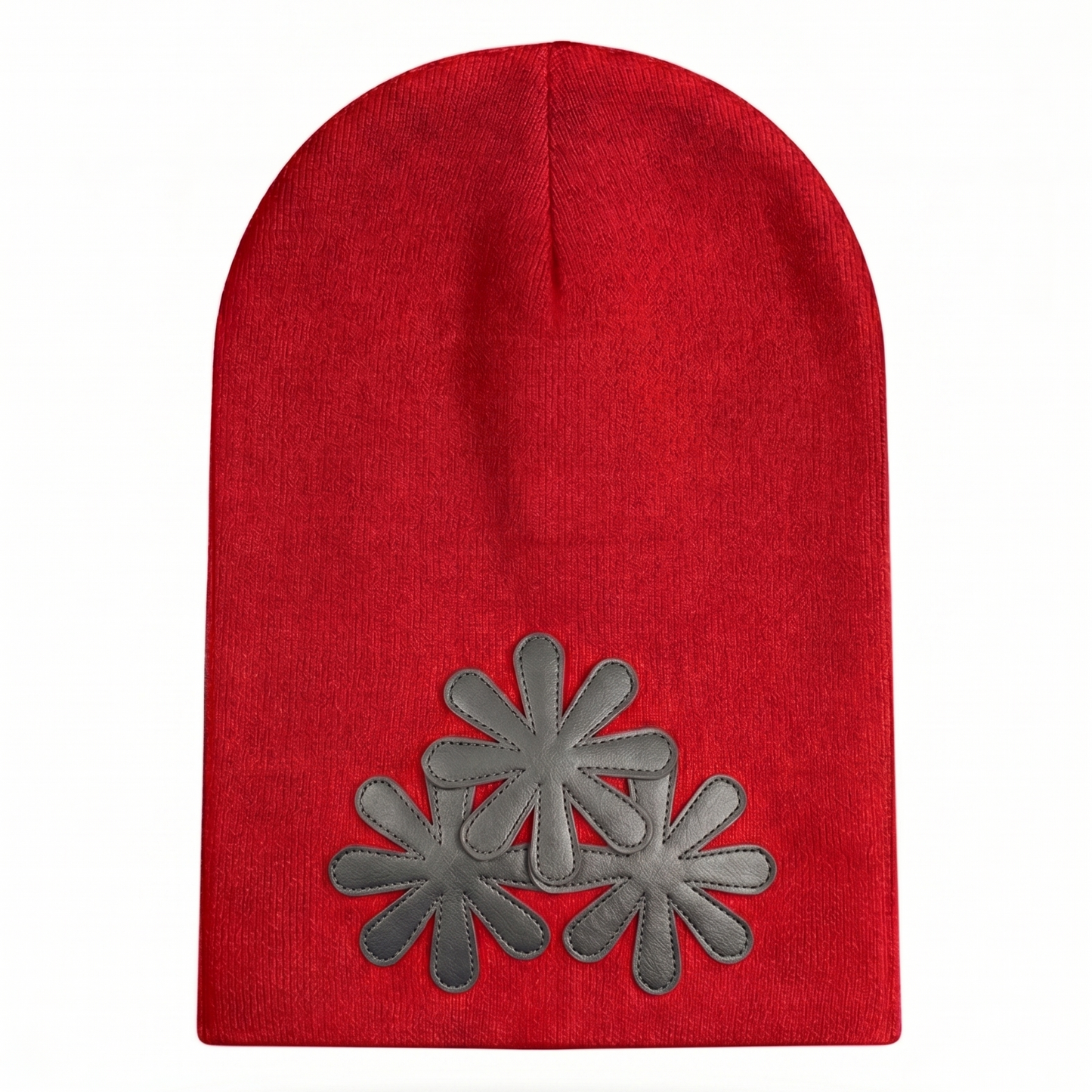 RED/GREY CV(LONG) BEANIE