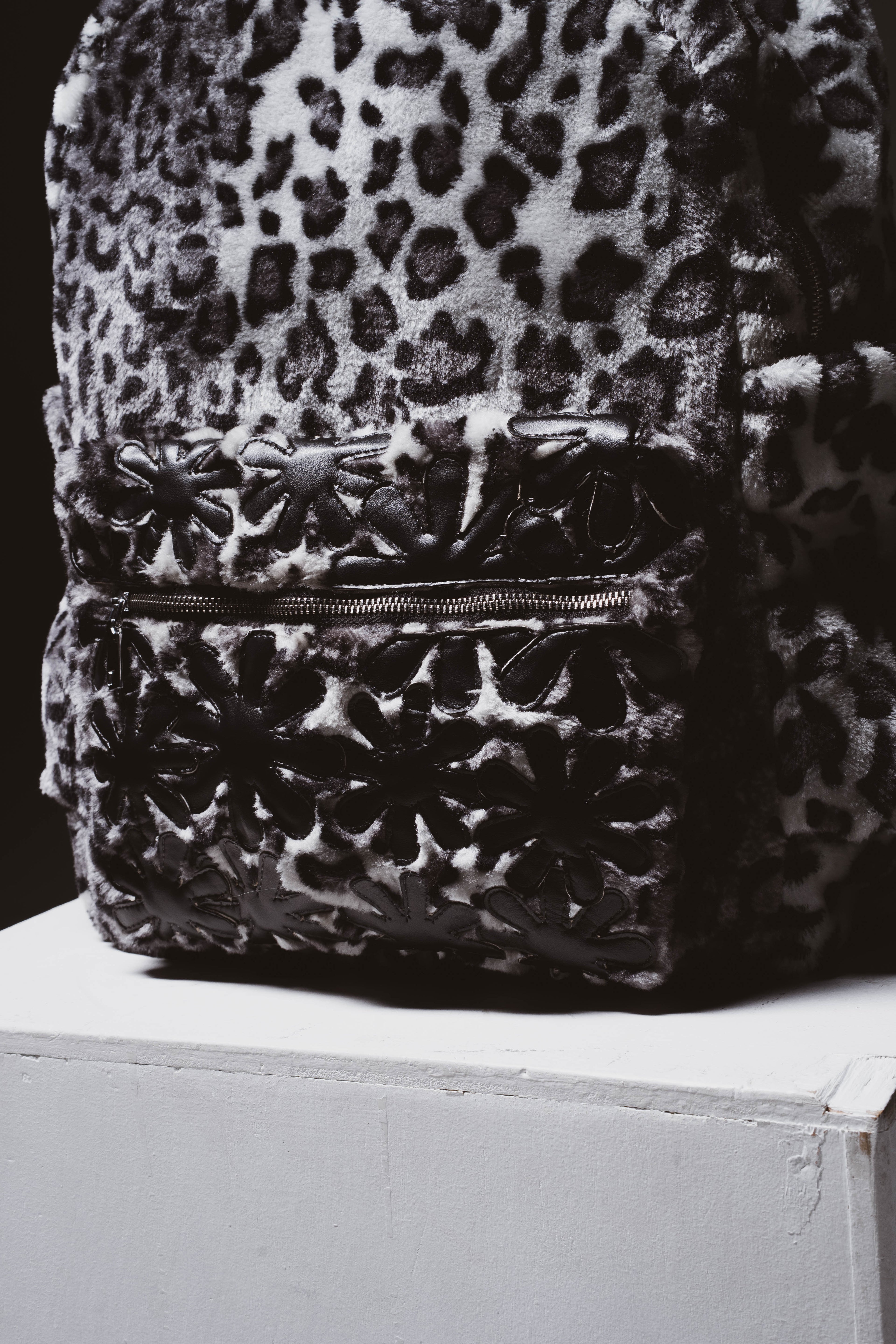 Charcoal Cheetah Bag