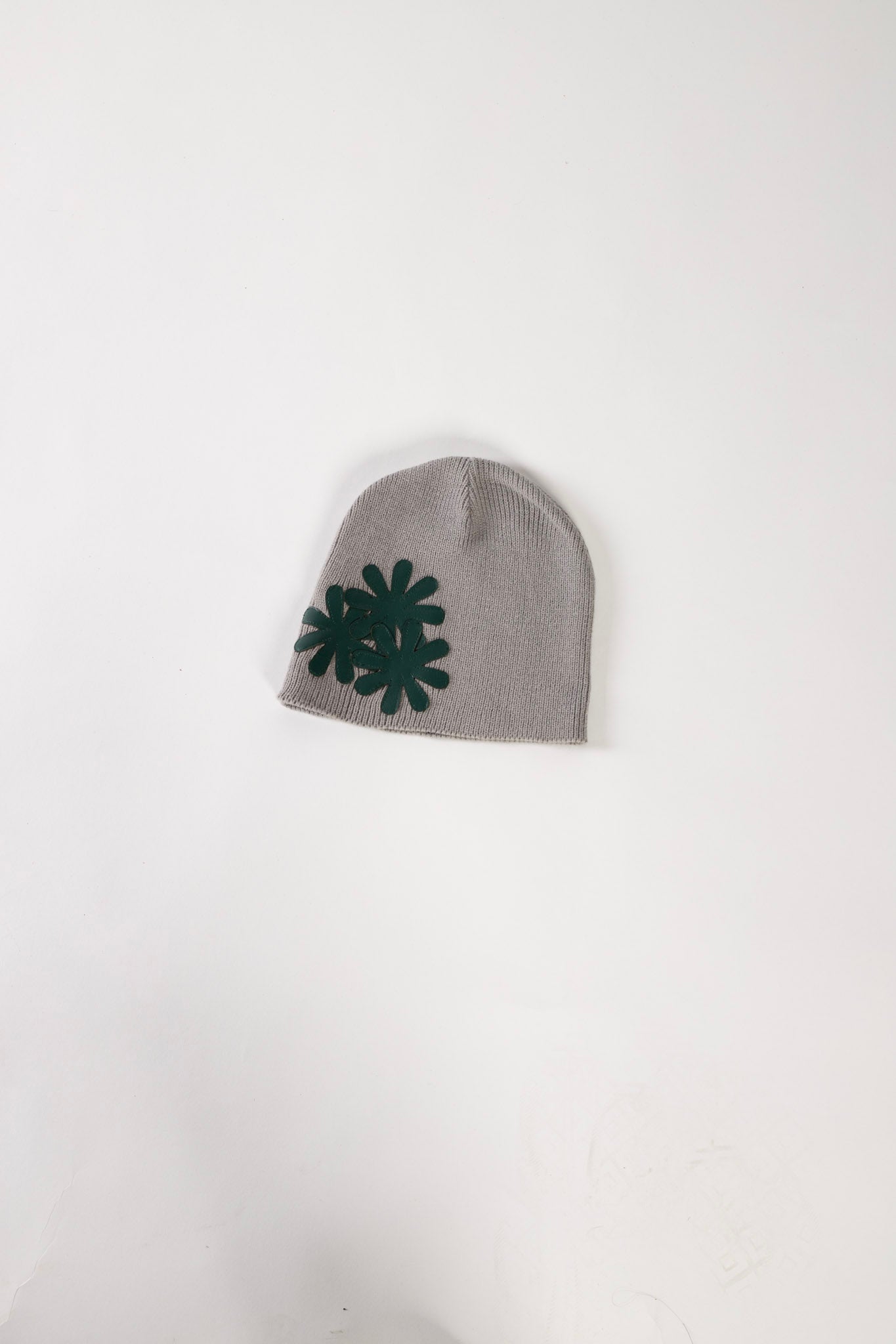 Grey/Forest Green CV Beanie