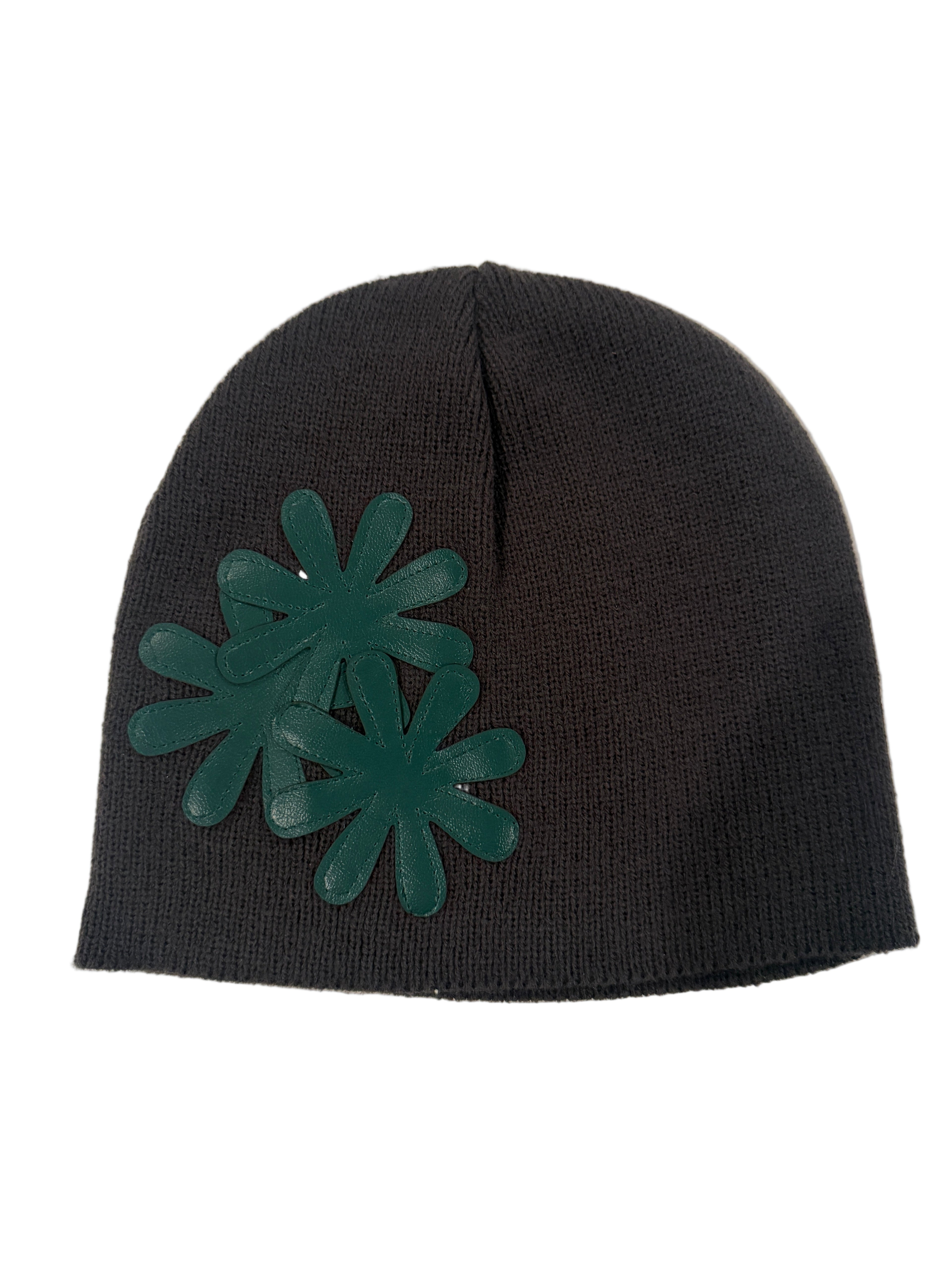 Grey/Hunter Green Beanie