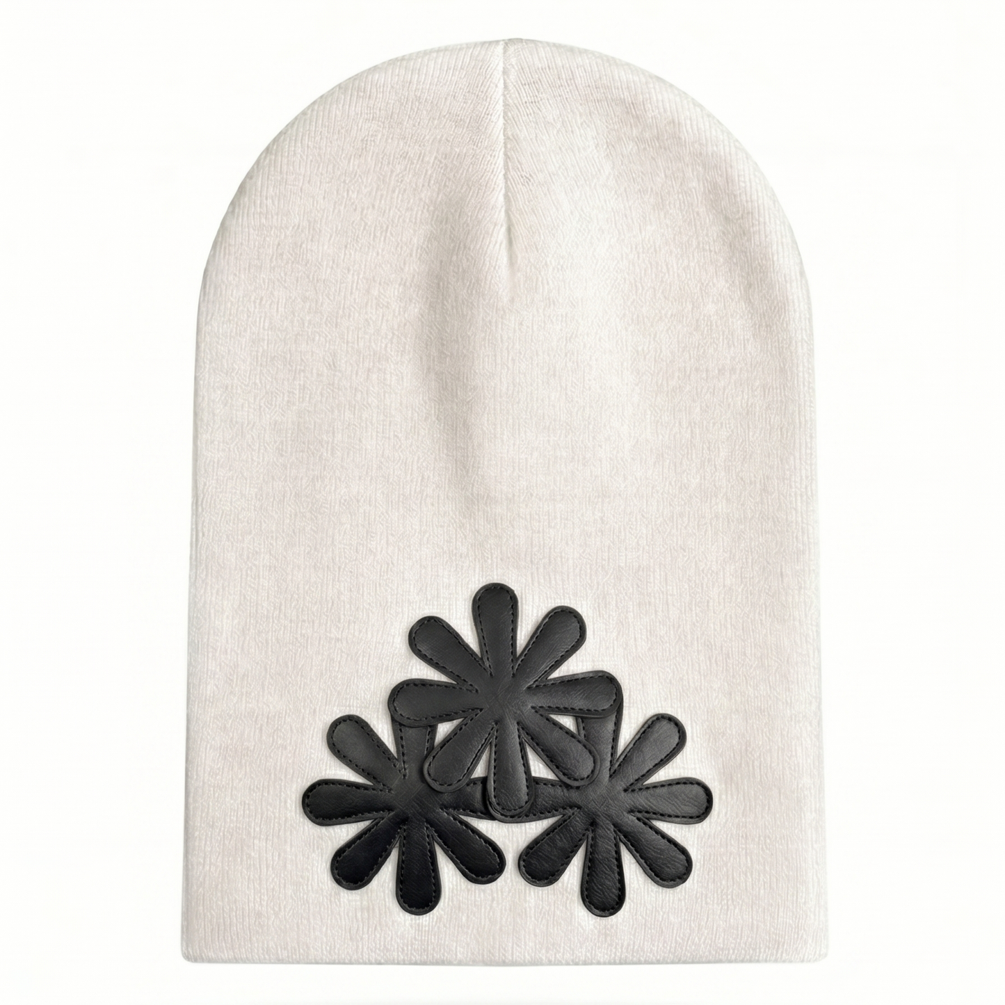 WHITE/GREY CV (LONG) BEANIE