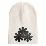 WHITE/GREY CV (LONG) BEANIE