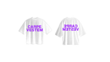 White/Purple Mirror Tee