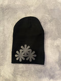 BLACK/GREY CV (LONG) BEANIE