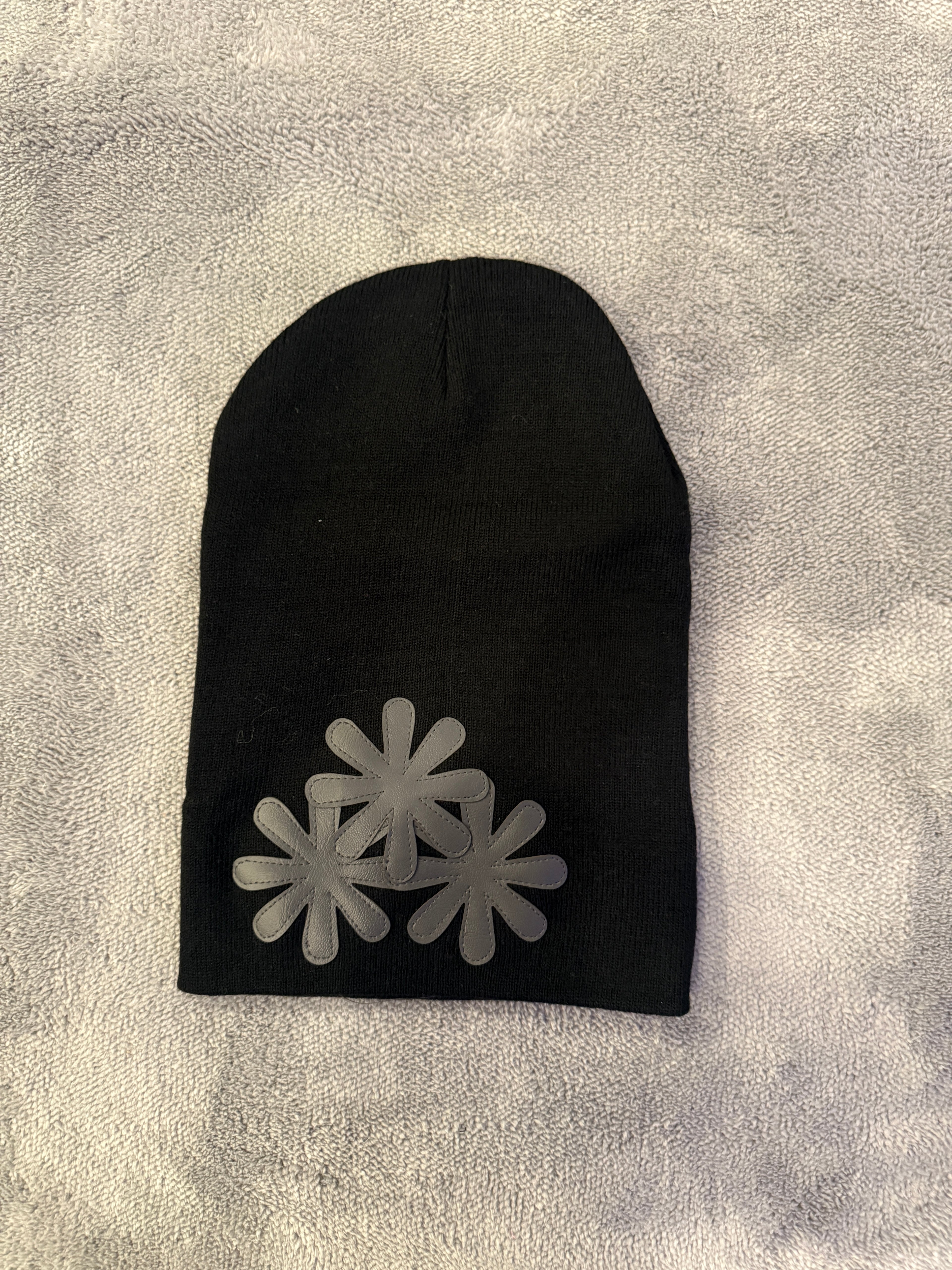 BLACK/GREY CV (LONG) BEANIE