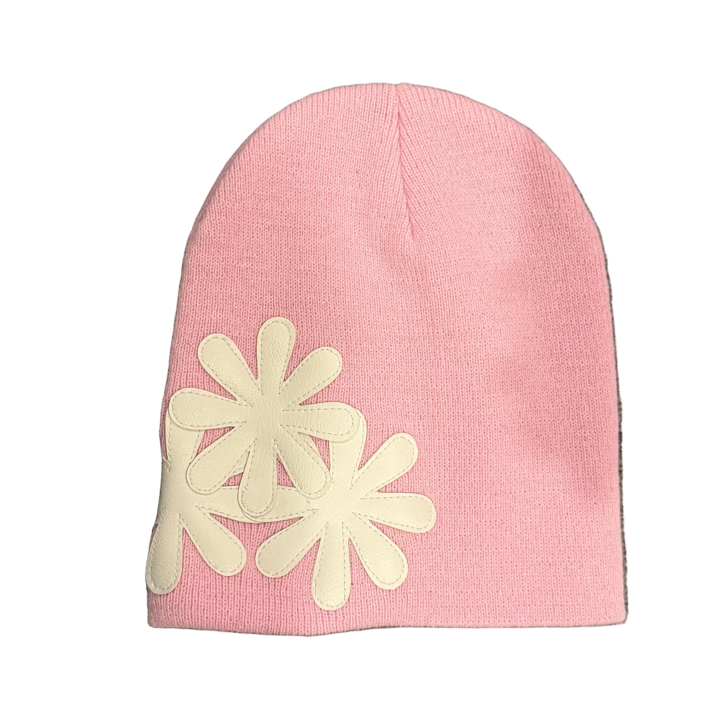 PINK/WHITE CV BEANIE