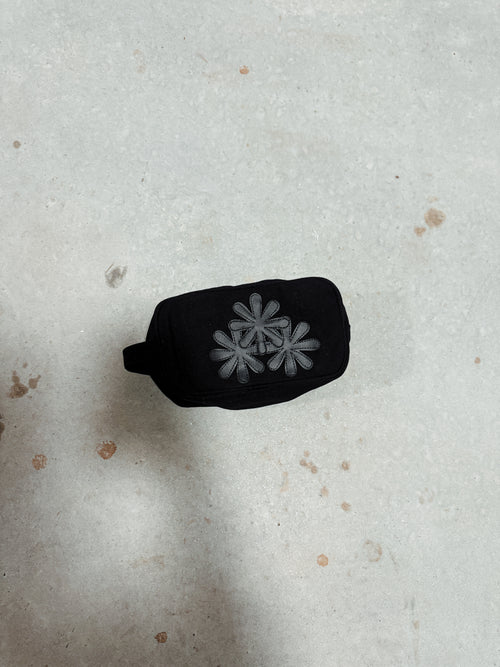 Black Petals Toiletry Bag