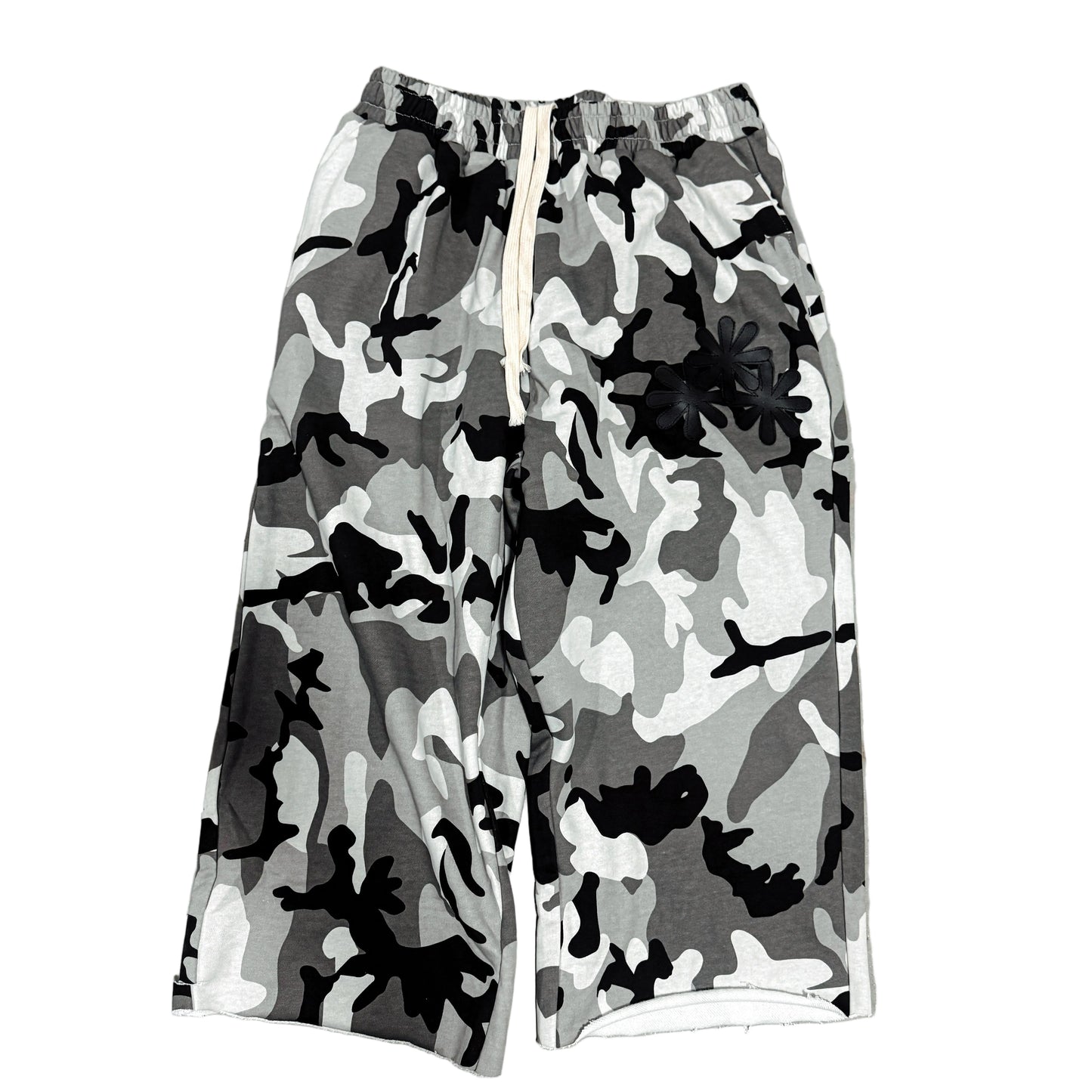White Camo Petals Sweats