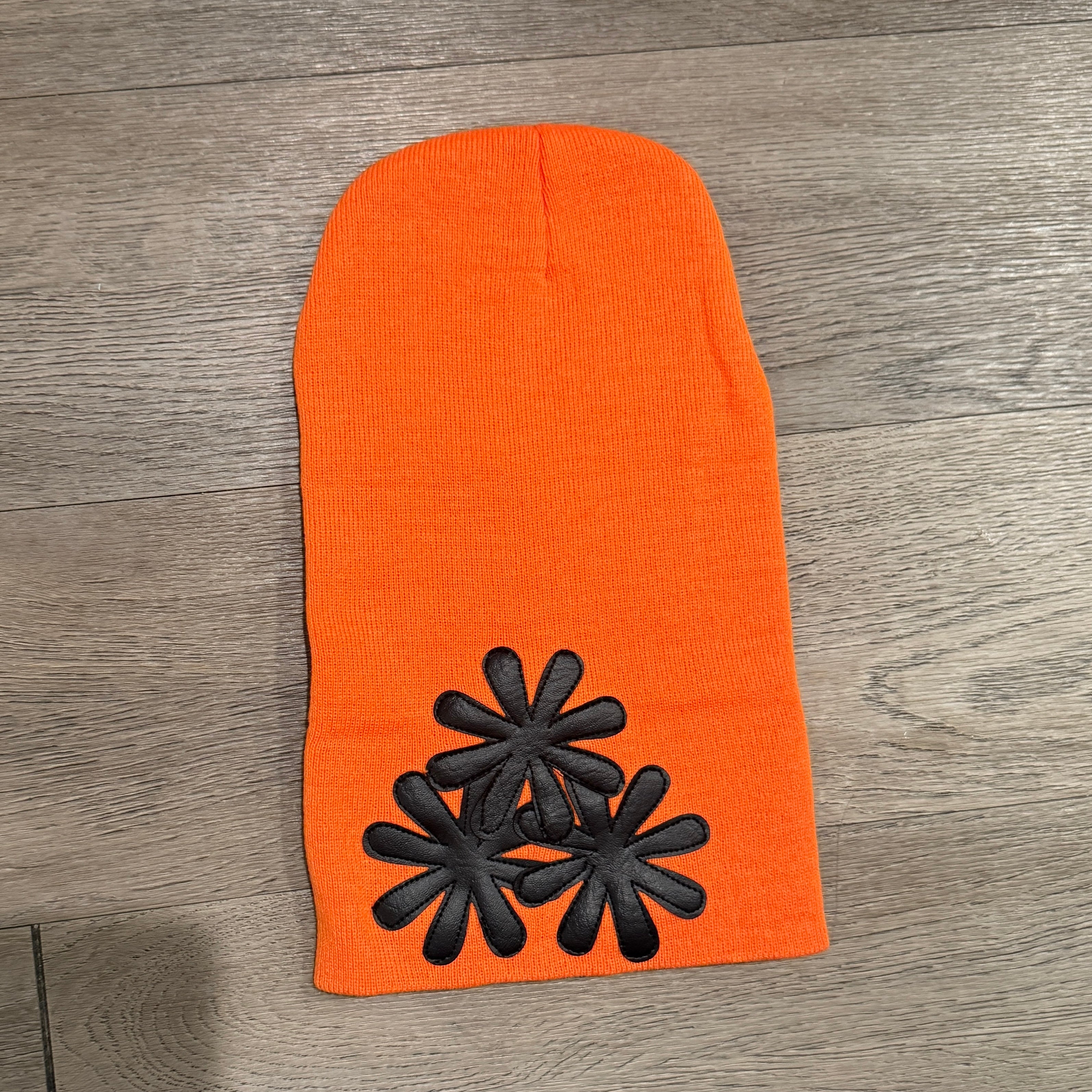 ORANGE/BLACK CV (LONG) BEANIE