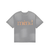 ME(I)ND TEE - GREY/SALMON