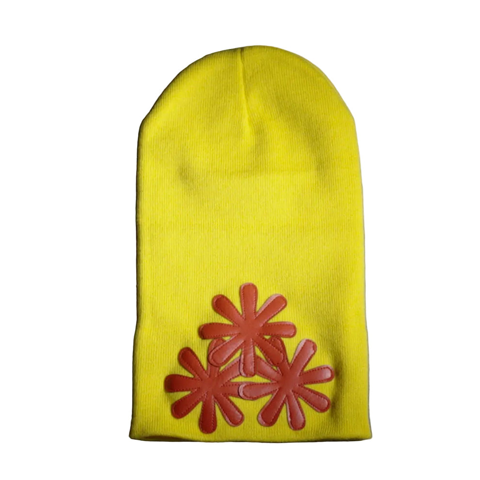 YELLOW/RED CV (LONG) BEANIE