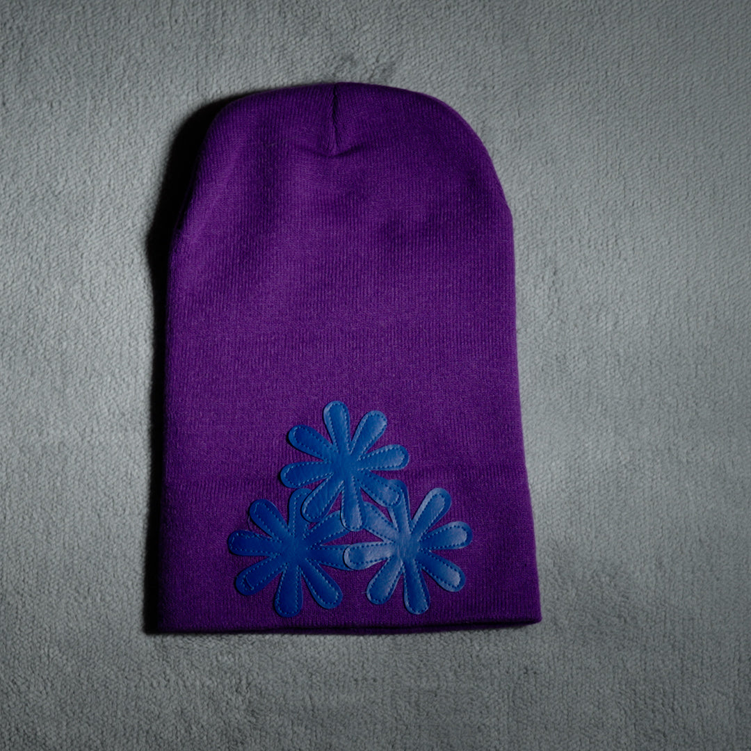 PURPLE/BLUE CV (LONG) BEANIE