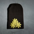 BROWN/YELLOW CV (LONG) BEANIE