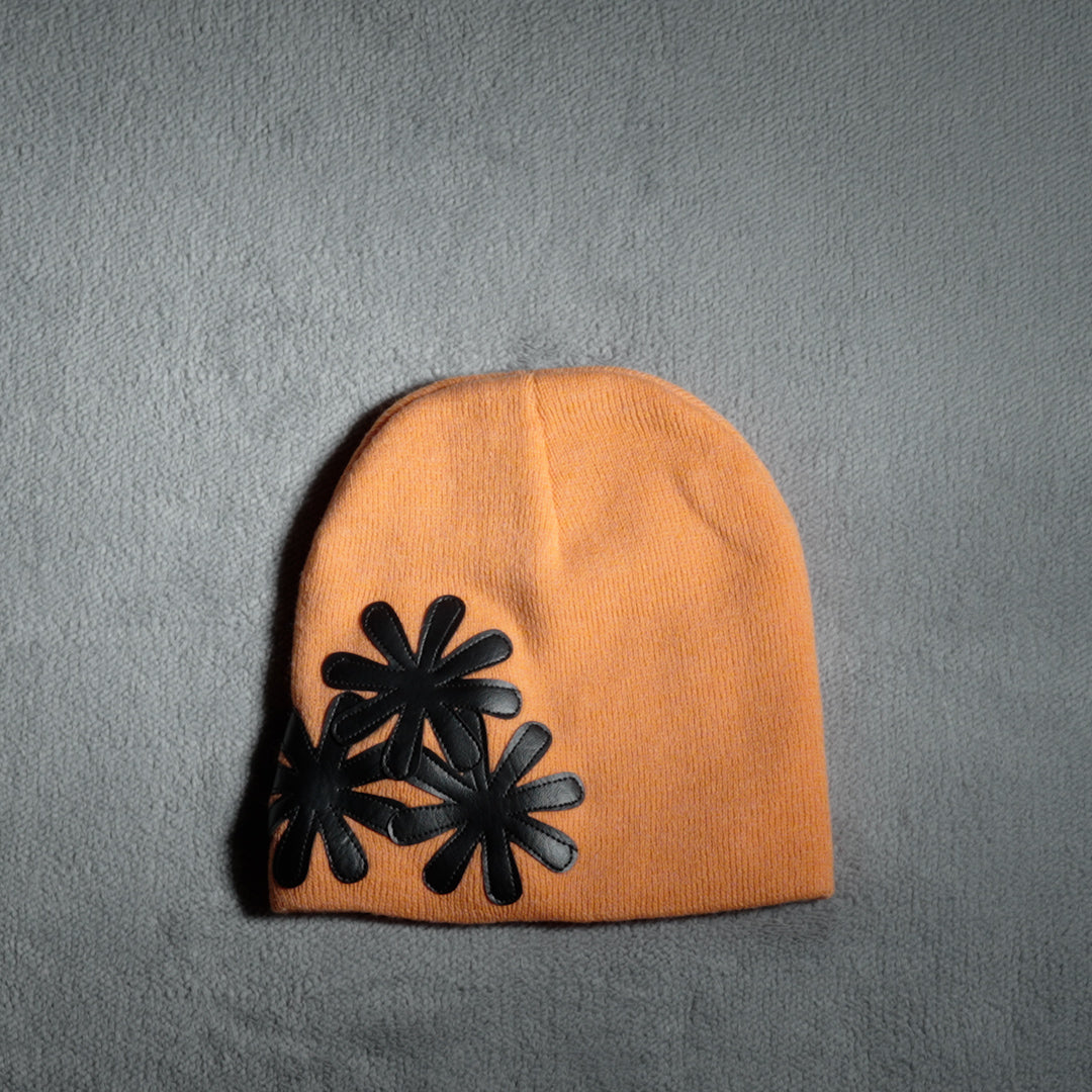 ORANGE/BLACK CV BEANIE