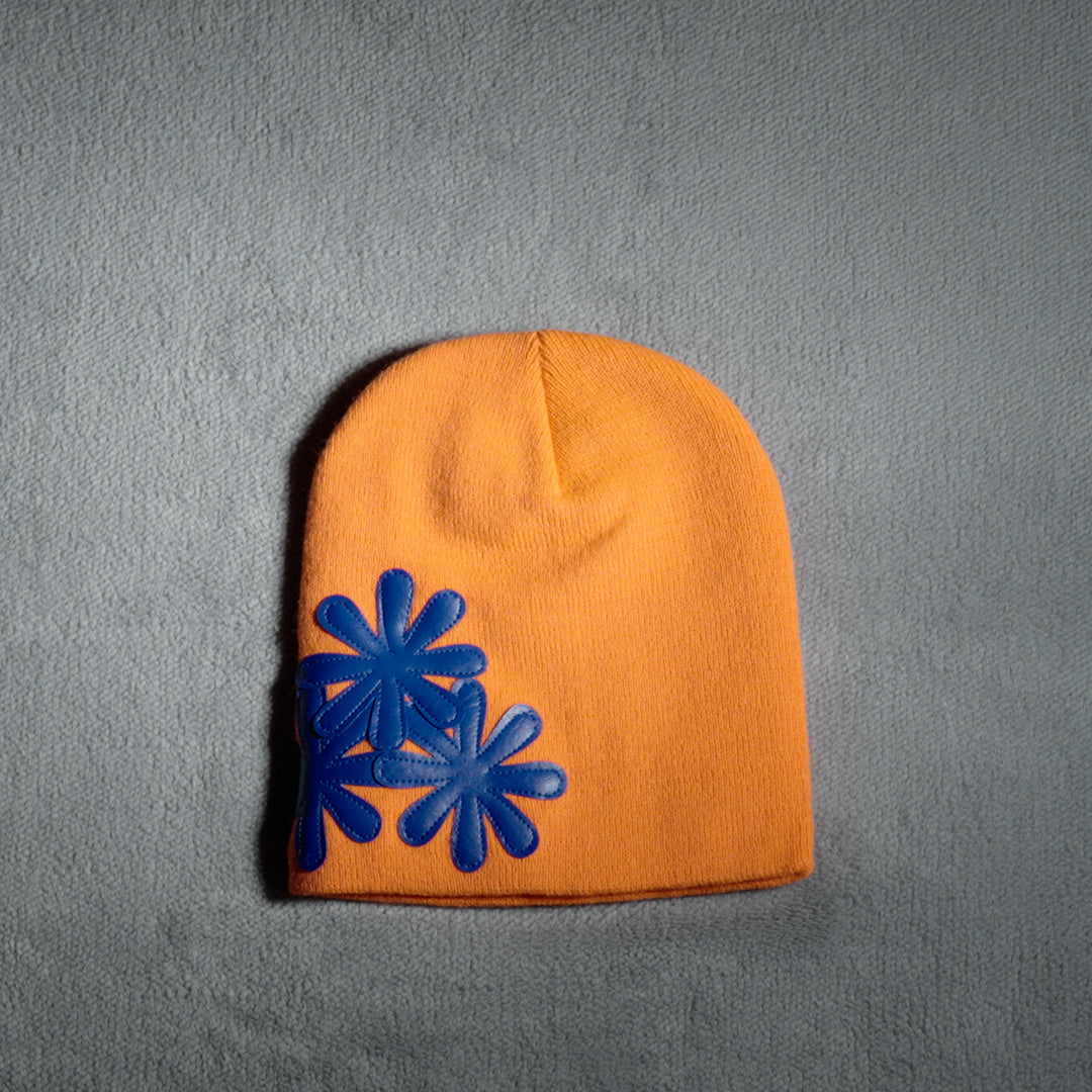 ORANGE/BLUE CV BEANIE