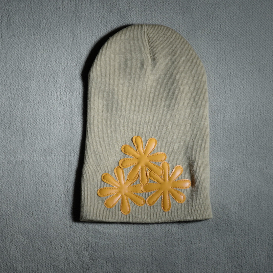 CLAY/ORANGE CV (LONG) BEANIE