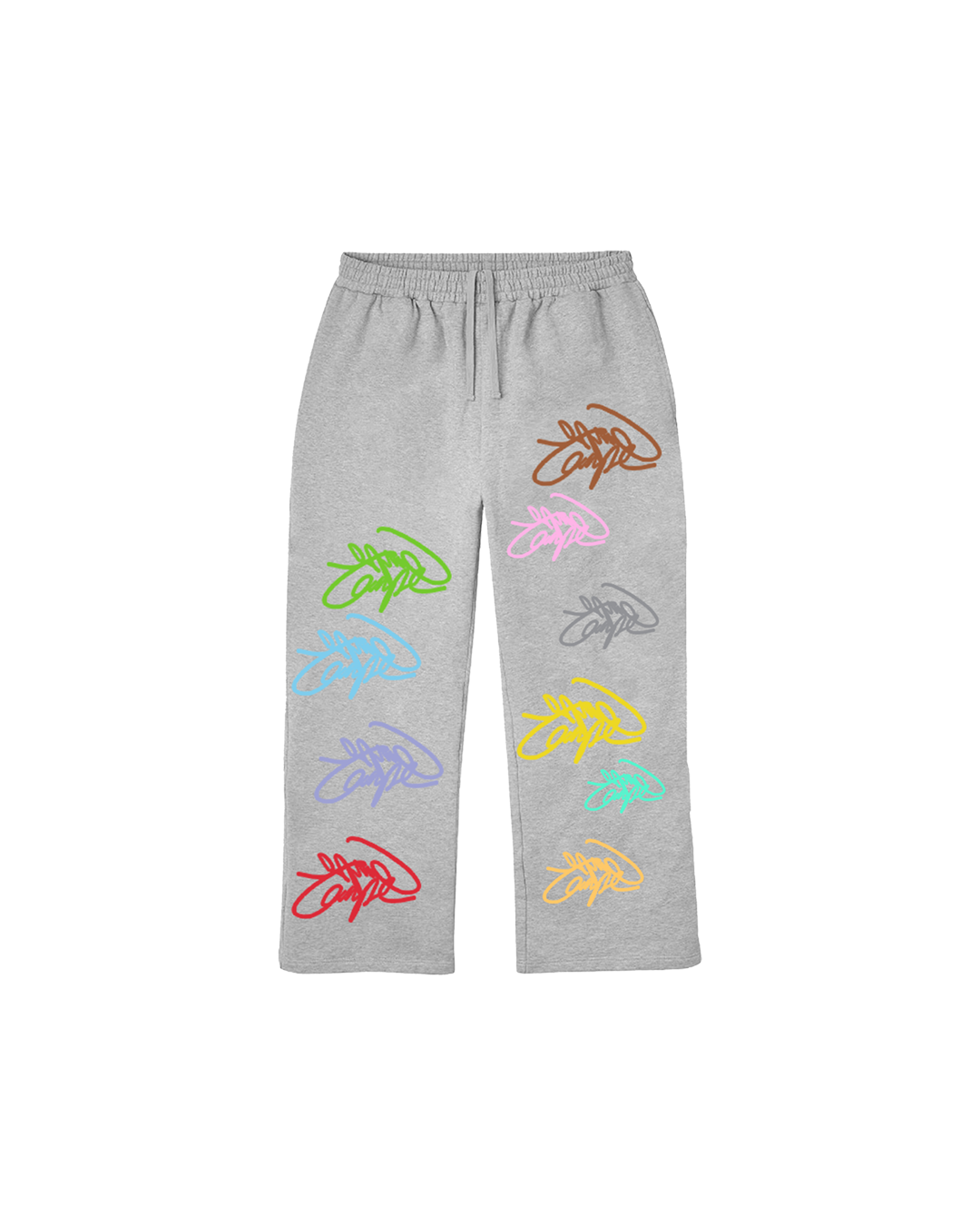 Gray Graffiti Sweatpants